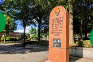 Walk the path of a dreamer—this historic park honors Dr. King’s legacy through his birthplace, church, and powerful monuments.