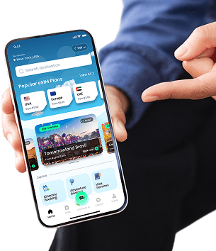 Get off with free data promotion illustration
